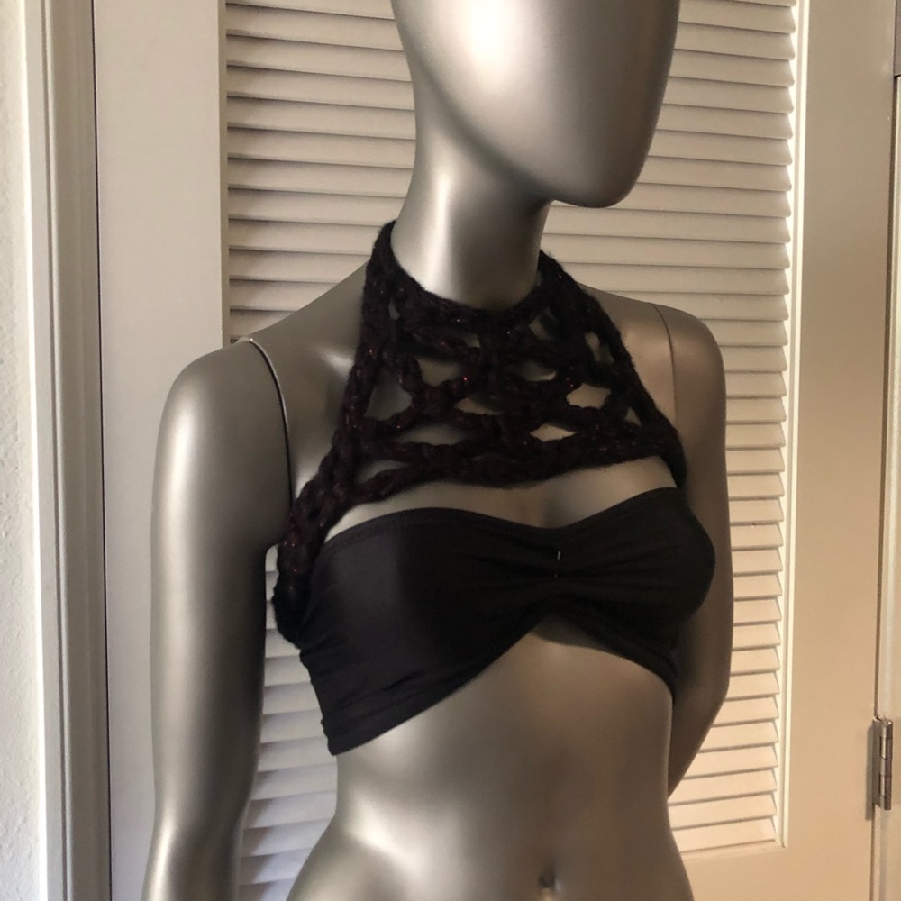 Chunky knit Cage Harness